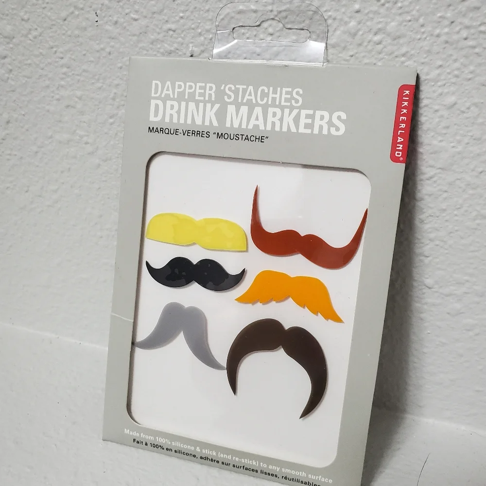 Drink Markers- Moustaches